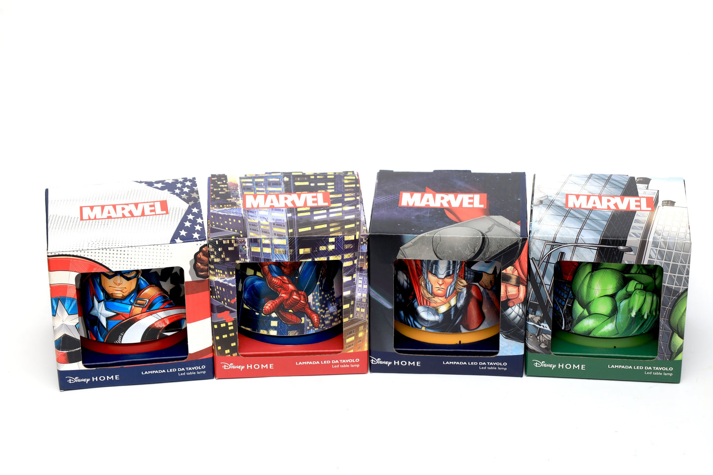 مصباح طاولة إيجان مارفل ثور LED (11 سم)، إضاءة دافئة، يعمل بمنفذ USB، ارتفاع قابل للتعديل من 10 إلى 27 سم، مصنوع من مادة ABS، مصباح ليلي للمكتب أو بجانب السرير، هدية ديكور غرفة مستوحاة من الأبطال الخارقين