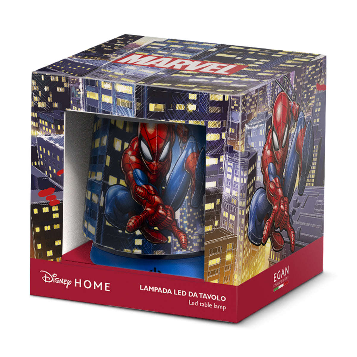 EGAN Marvel Spider-Man USB LED Table Lamp, 11 cm