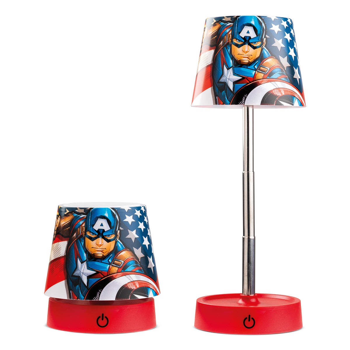 EGAN Marvel Captain America LED Table Lamp | USB Powered