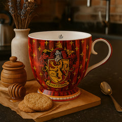 EGAN Harry Potter Gryffindor 350 ml Porcelain Mug – Official Hogwarts House Crest Cup | Wizarding World Gift & Collectible