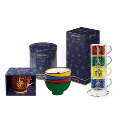 EGAN Harry Potter Gryffindor Teapot & Mug Set – Porcelain Tea Set | Dishwasher & Microwave Safe | Hogwarts House Gift for Fans