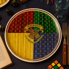 EGAN Harry Potter Serving Plate 30.5 cm – Porcelain Platter , Dishwasher & Microwave Safe , Hogwarts Tableware for Parties, Dining & Gifting