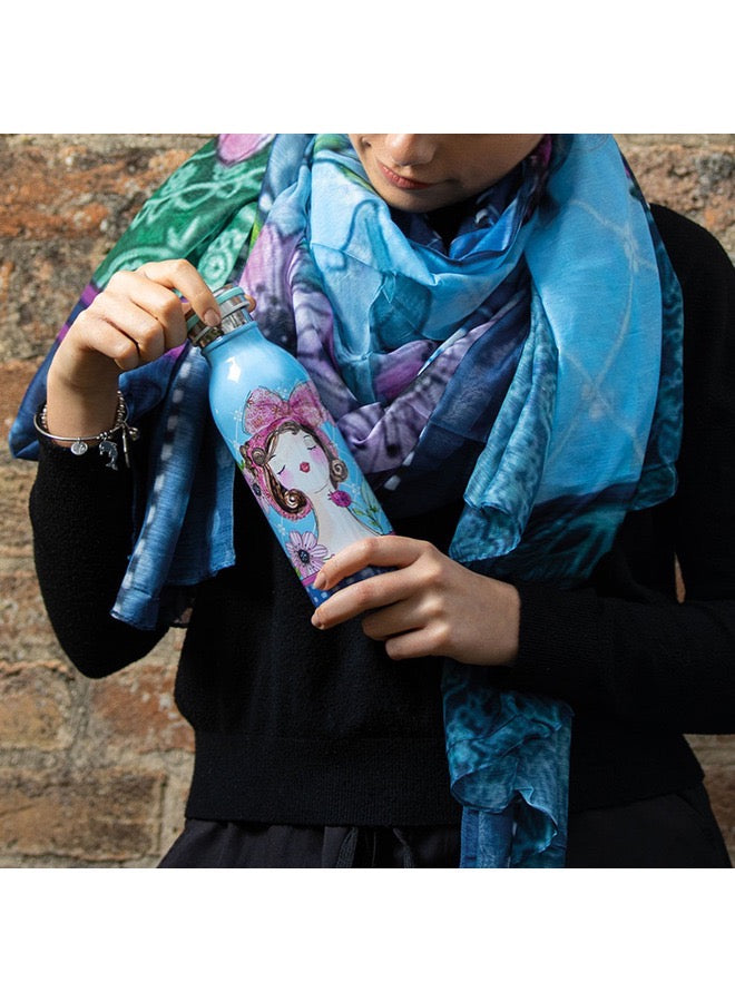 Water Bottle Le Pupazze Blue ML 500.