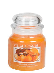 Village Candle Orange Cinnamon Medium.