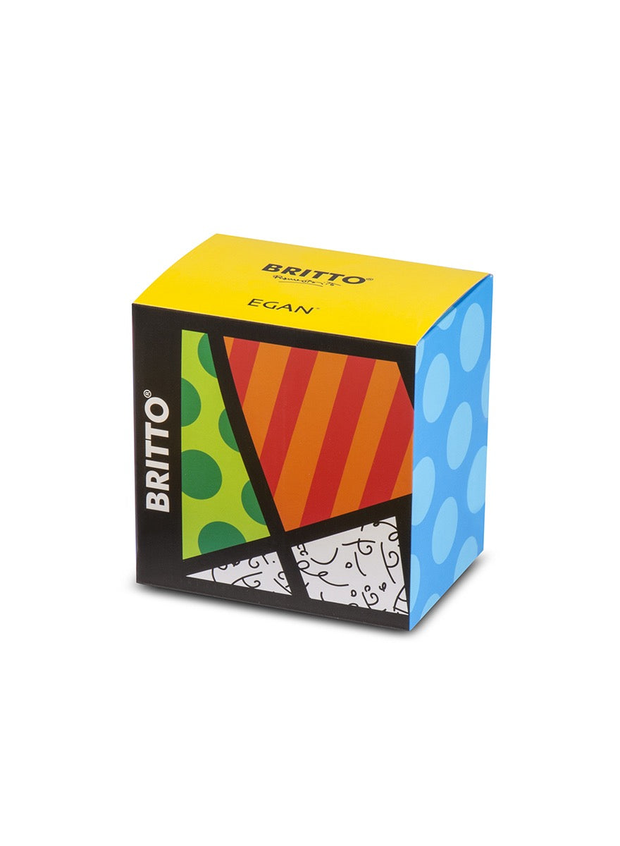 Set 2 Cappuccino Cups with Saucers Britto Heart ml 220.