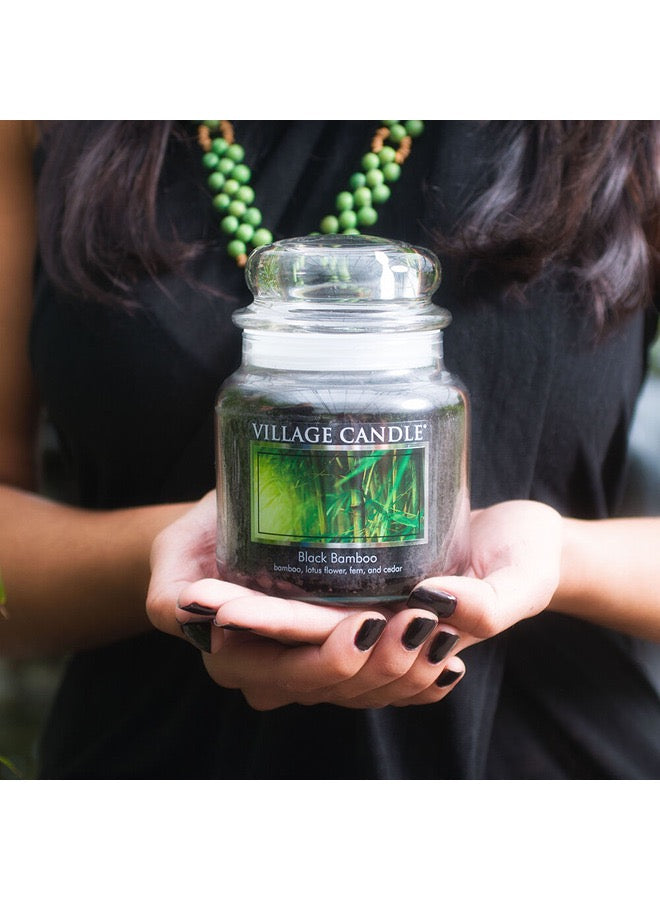 Village Candle Black Bamboo Small.