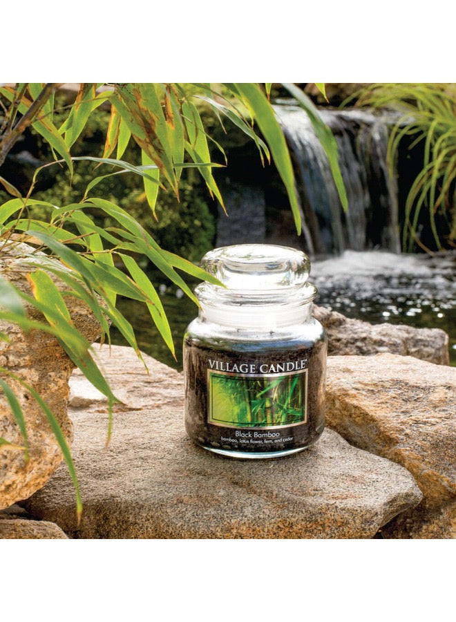 Village Candle Black Bamboo Small.