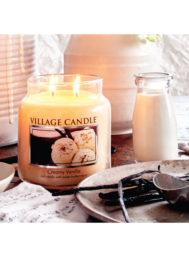 Village Candle Creamy Vanilla Small.