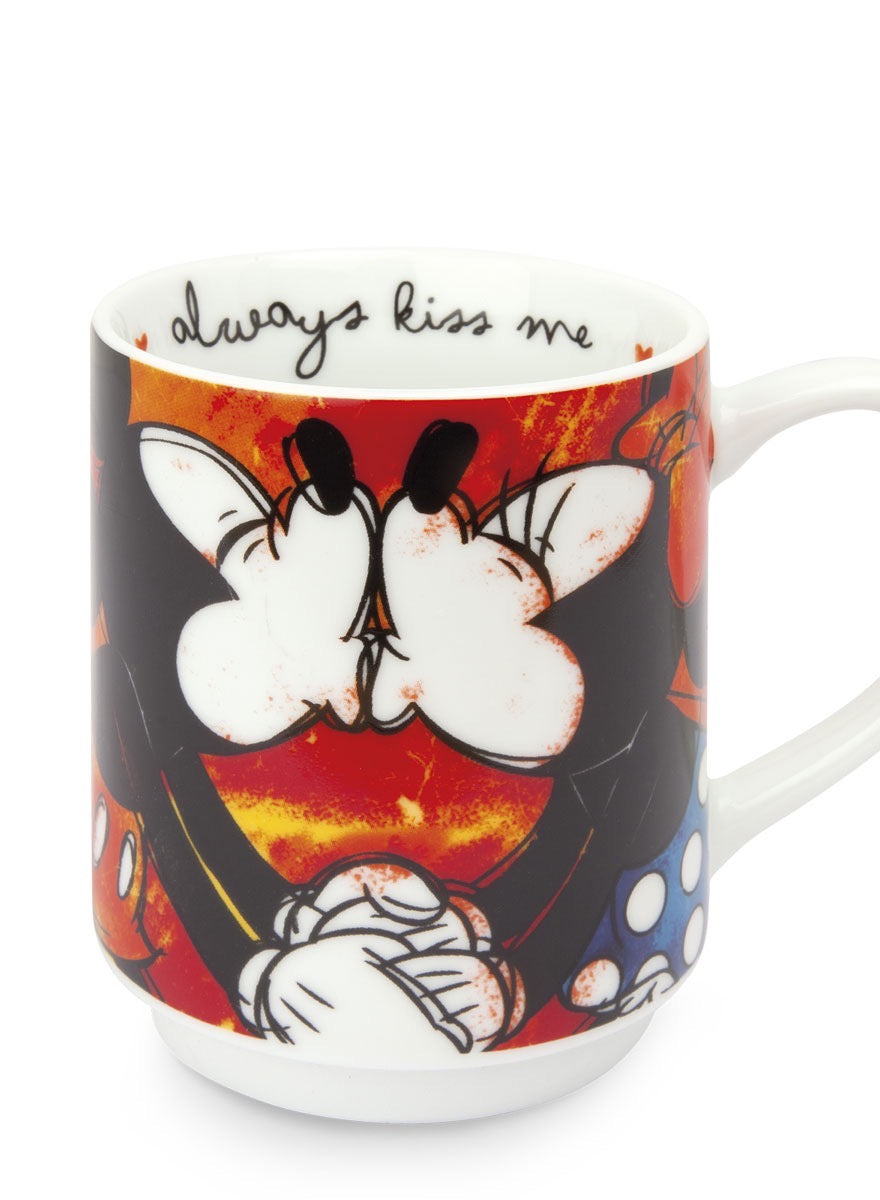 Stackable Mug Red Mickey Mouse.