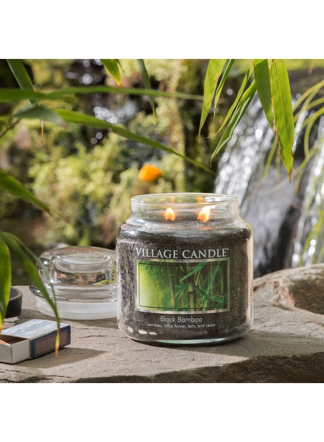 Village Candle Black Bamboo Small.