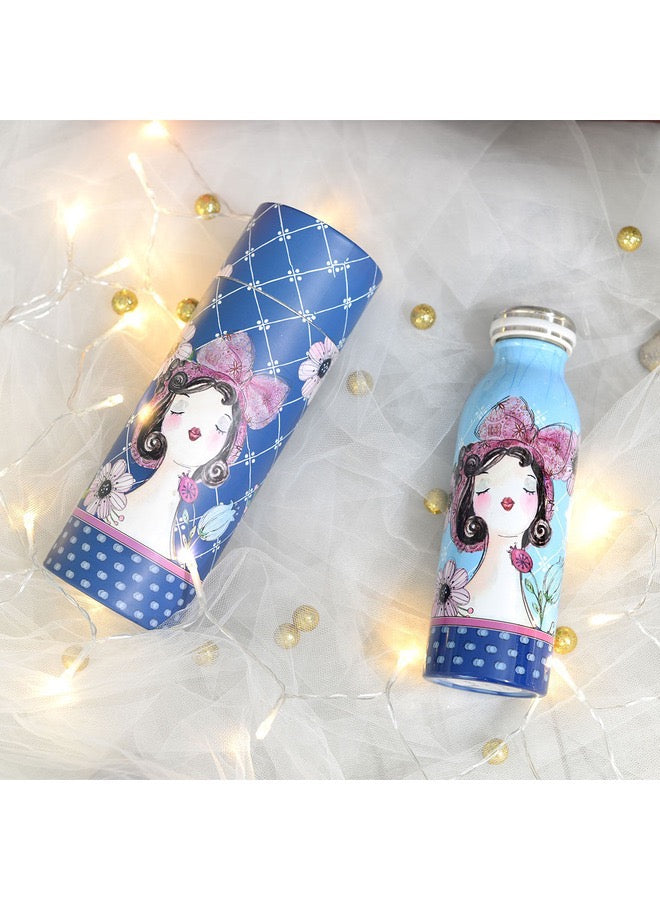 Water Bottle Le Pupazze Blue ML 500.