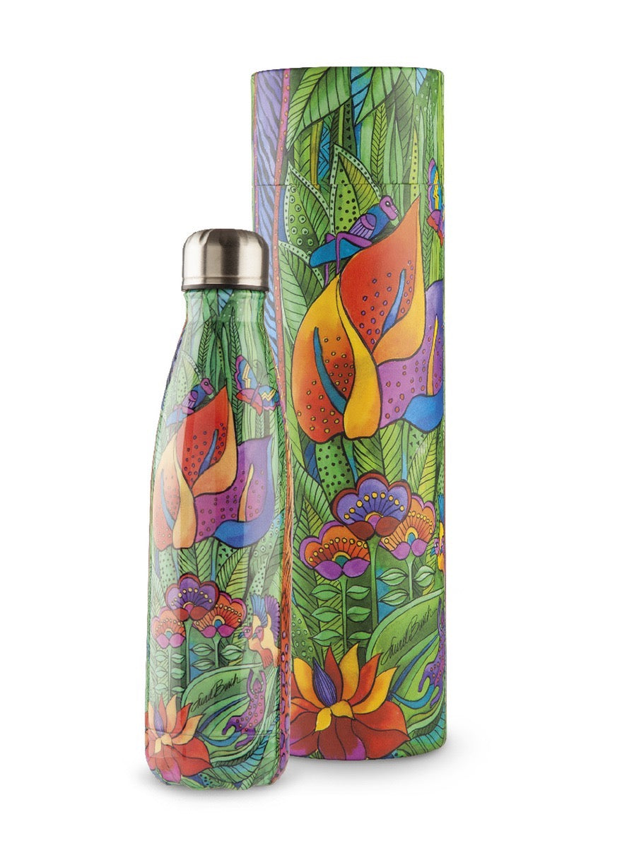 Water Bottle Laurel Burch Jungle Song Orange ML.500.