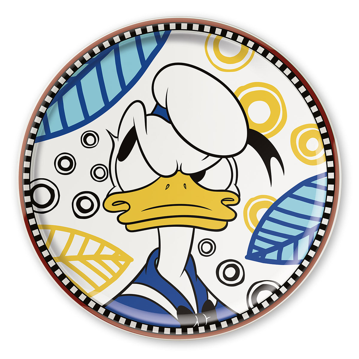 ROUND PLATE  DONALD Forever &amp; Ever Pizza Plate D.31