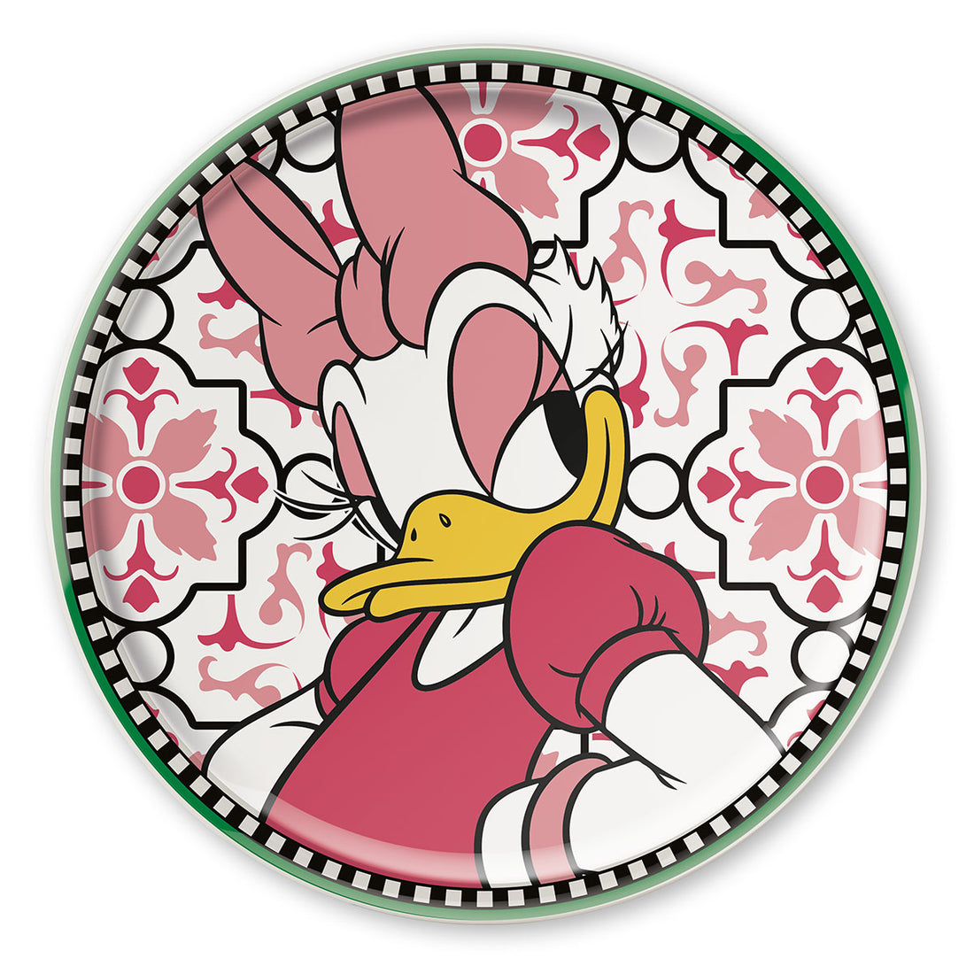 ROUND PLATE  DAISY Forever &amp; Ever Pizza Plate D.31