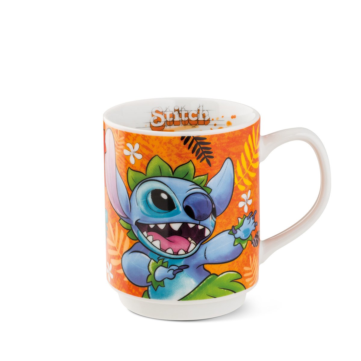 Stackable mug Stitch Orange 350 ml.