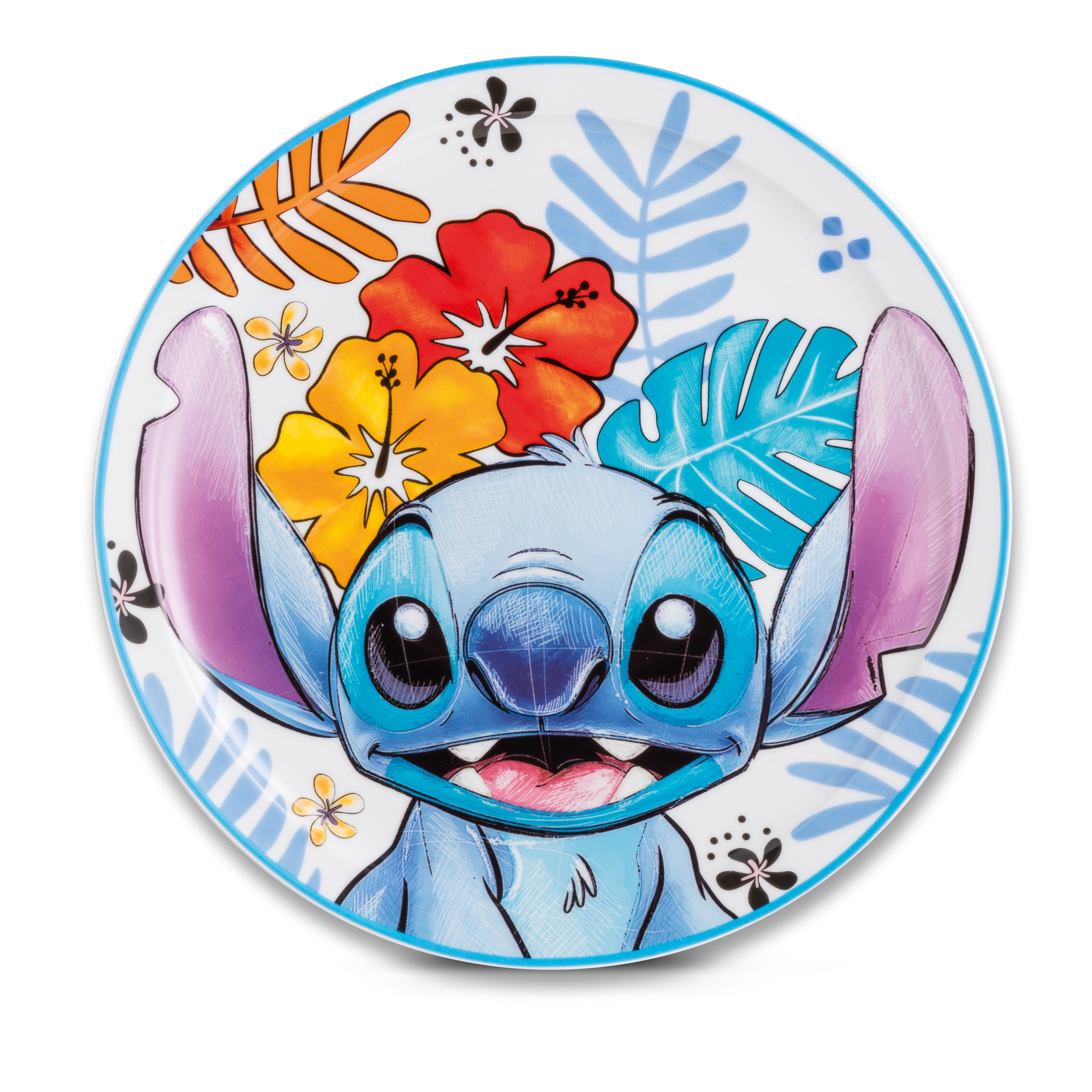 Dessert plates Stitch Blue 19 cm