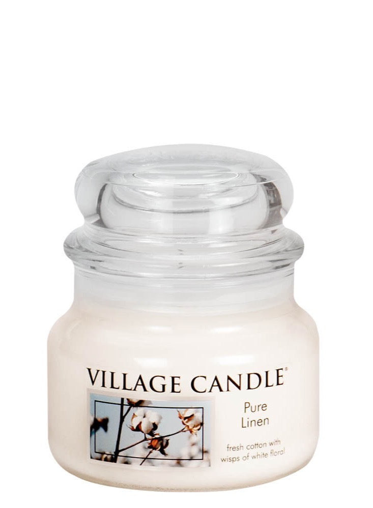 Village Candle Pure Linen Fresh Cotton Small.