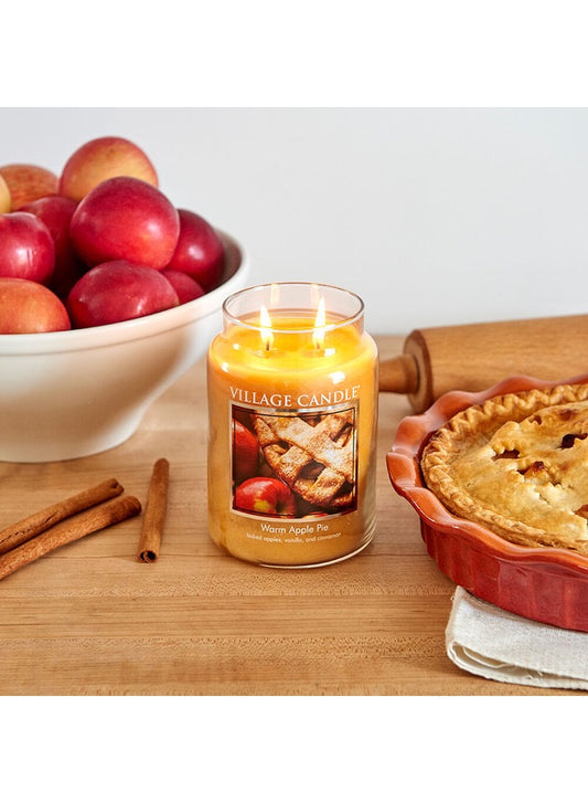 Village Candle Warm Apple Pie Medium.