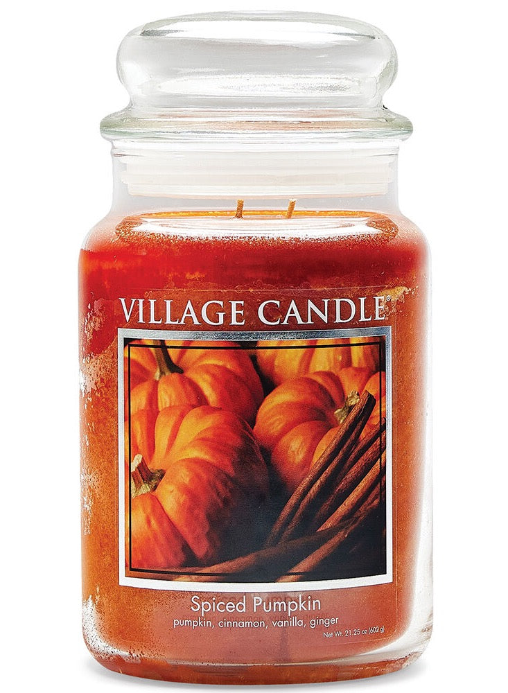 Village Candle Spiced Pumpkin Large.