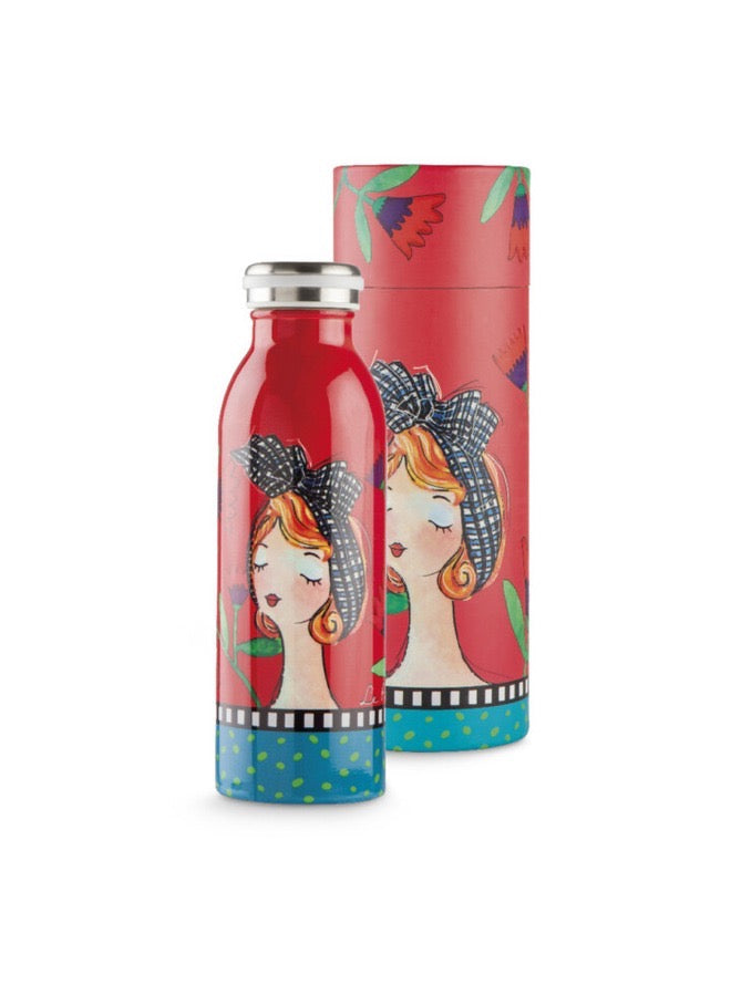 Water Bottle Le Pupazze Red ML 500