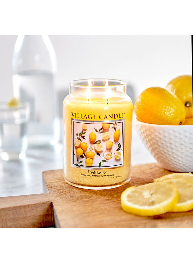 Village Candle Fresh Lemon Small