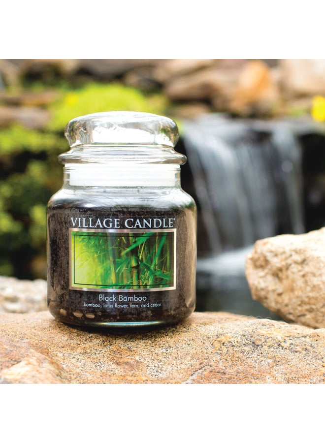 Village Candle Black Bamboo Small