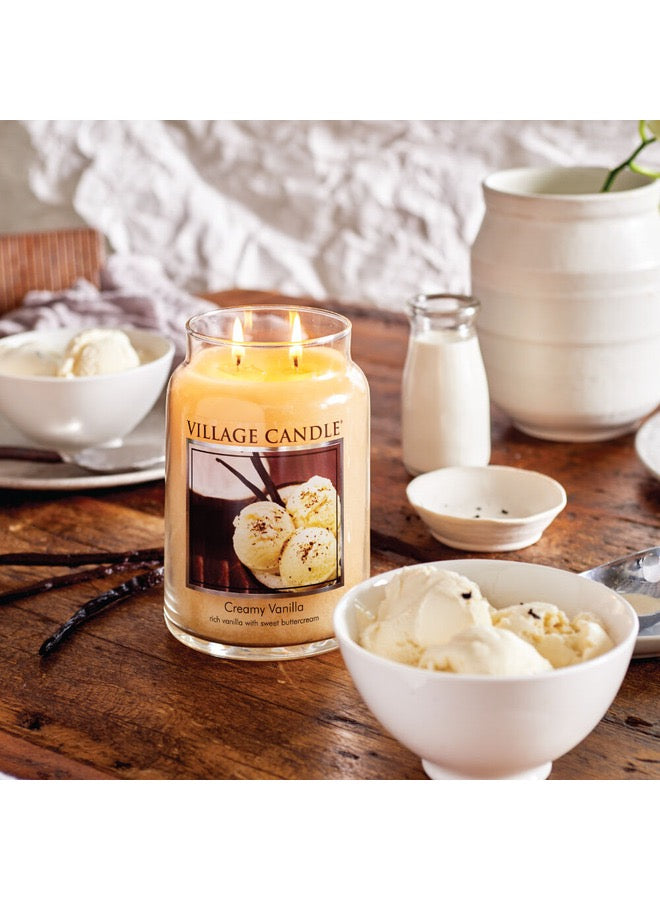Village Candle Creamy Vanilla Small.