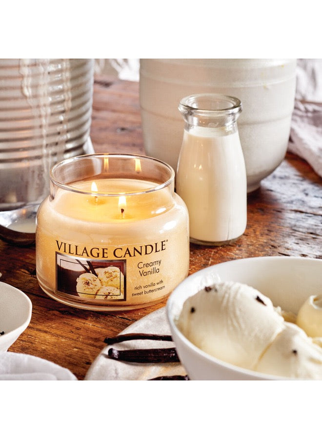 Village Candle Creamy Vanilla Medium.