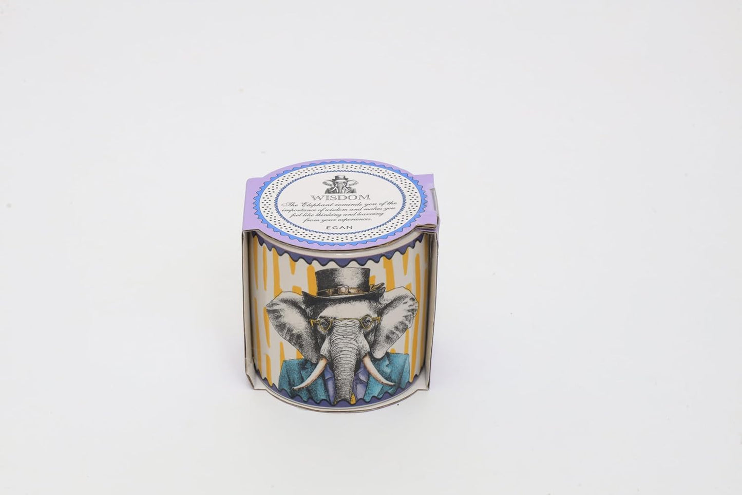 Egan Human Essence Cachepot – Small Indoor Plant Pot for Succulents & Cactus, Decorative Flower Pot for Home & Desk Décor 7x7cm (ELEPHANT ''WISDOM'')