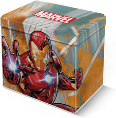 Egan Marvel Stackable Mug in Tin Box – Porcelain Coffee Mug Featuring Spider-Man, Captain America, Hulk, Iron Man & Thor – Dishwasher & Microwave Safe (350ml, IRON MAN)