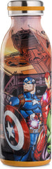 Egan Borraccia Disney Marvel trendy 500ml Stainless Steel Thermal Bottle for Hot & Cold Drinks | Leak-Proof & Durable | Double-Wall Insulated Travel Bottle (AVENGERS)