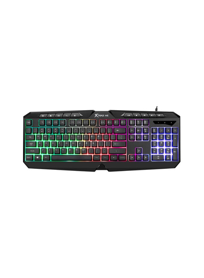 Gaming  Bundle 4in1 Rgb combo multimedia wired keyboard 7D Rgb wired mouse with Rgb wired headset suirable mousepad