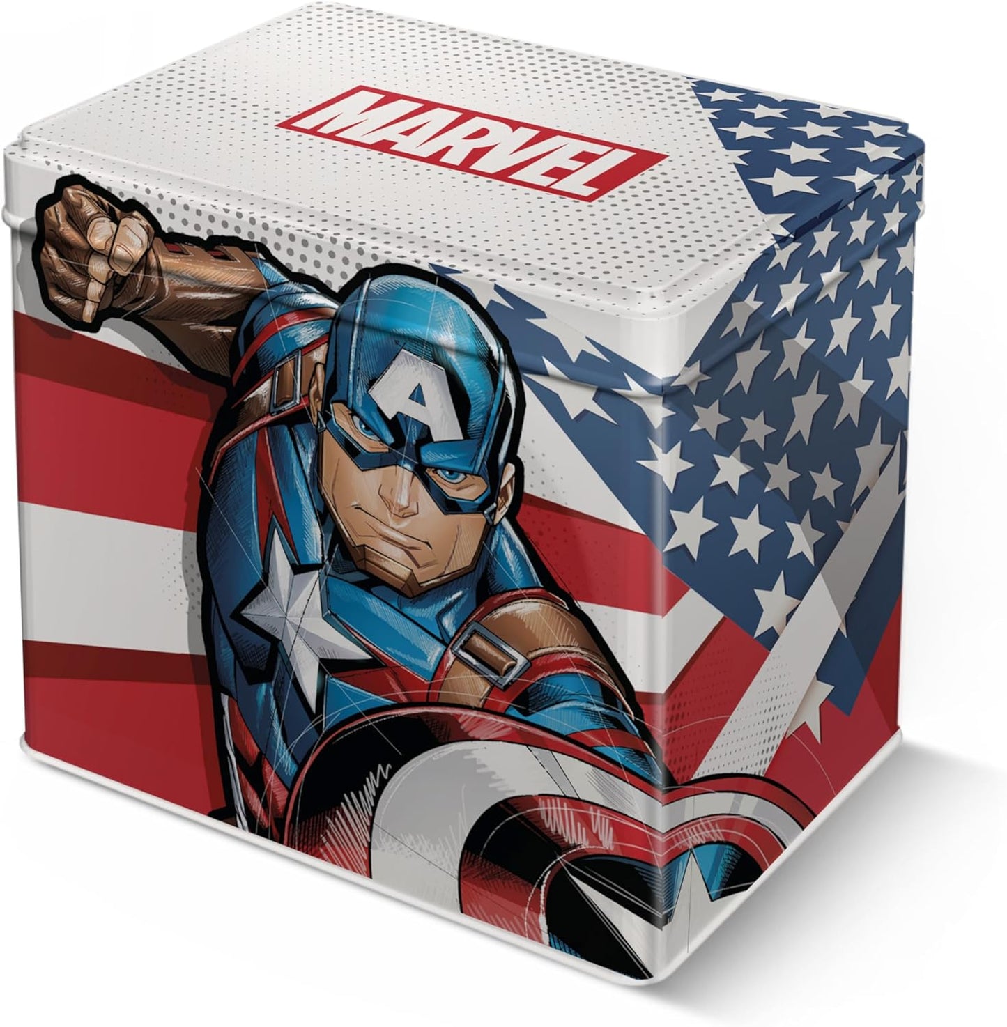 Egan Marvel Captain America Stacking Cup , in Tin Box 350 ml.