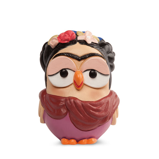 Goofi Frida Kahlo | Handcrafted Ceramic Collectible (8 x 10 cm).