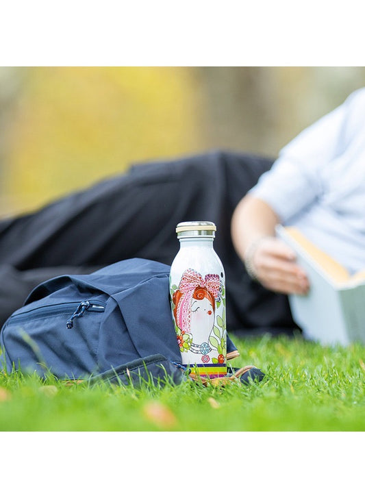 Water Bottle Le Pupazze White ML 500.