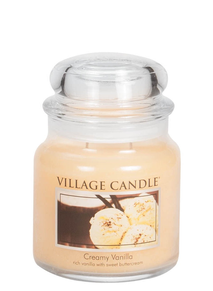 Village Candle Creamy Vanilla Medium.
