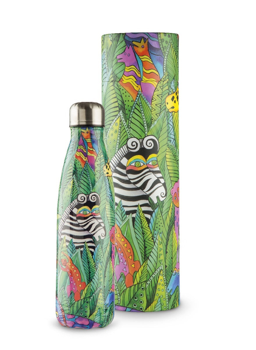 Water Bottle Laurel Burch Jungle Song Green ML.500